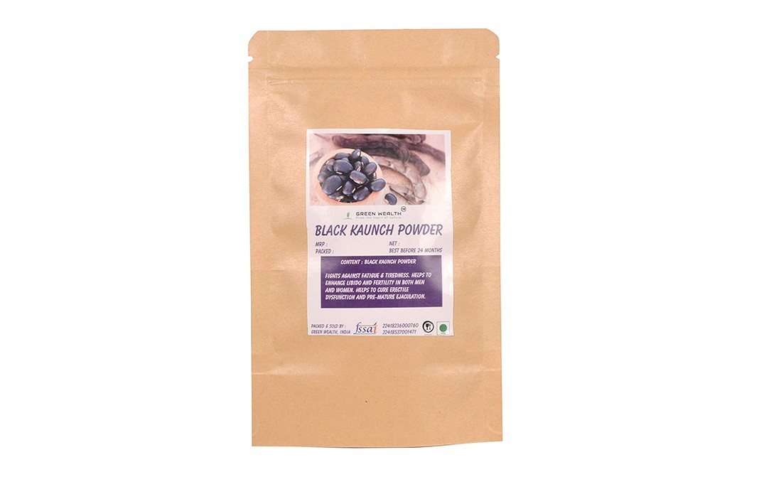 Green Wealth Black Kaunch Powder   Pack  400 grams